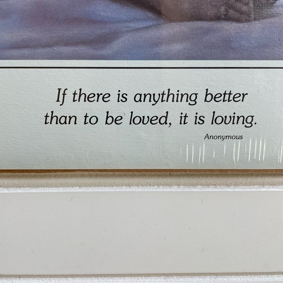 Penni Ann Cross Native American print Art Leanin Tree 1988 Vintage Rare Love - Picture 5 of 10